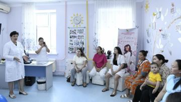 На вопросы будущих мам ответили в столичной поликлинике