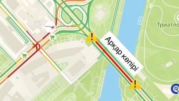 Внимание жителям Астаны: на мосту Архар ведется ремонт