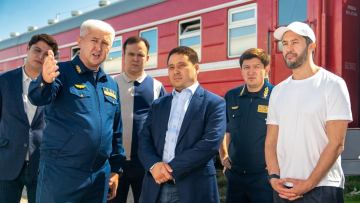 Председатель КТЖ ознакомился с техническим парком станции Астана
