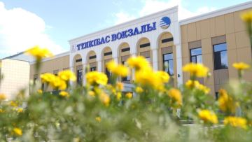 Новый вокзал «Түлкібас» ввели в эксплуатацию в Туркестанской области