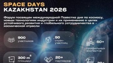 SPACE DAYS KAZAKHSTAN 2026: три дня в центре космической повестки