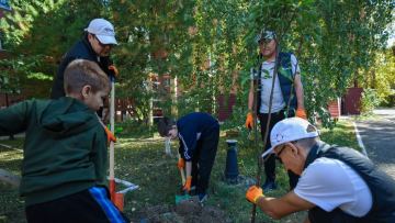 Миллион зеленых насаждений высаживают в Астане в текущем году