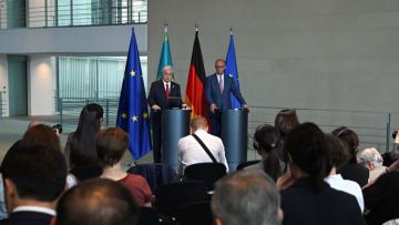 Президент Казахстана и Канцлер Германии ответили на вопросы представителей СМИ