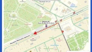 В столице временна перекрыта остановка