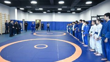 Новый спорт комплекс в Астане: министр спорта и аким проверили его работу