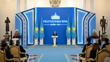 Глава государства Касым-Жомарт Токаев выступил на торжественном мероприятии по случаю Дня Республики