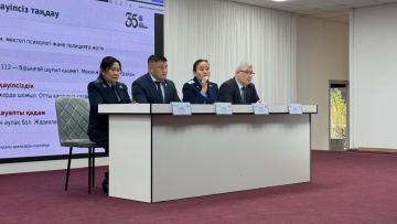 Для столичных школьников проведен урок безопасности
