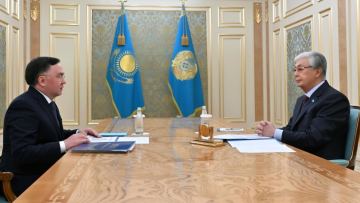 Глава государства принял председателя Верховного суда Асламбека Мергалиева
