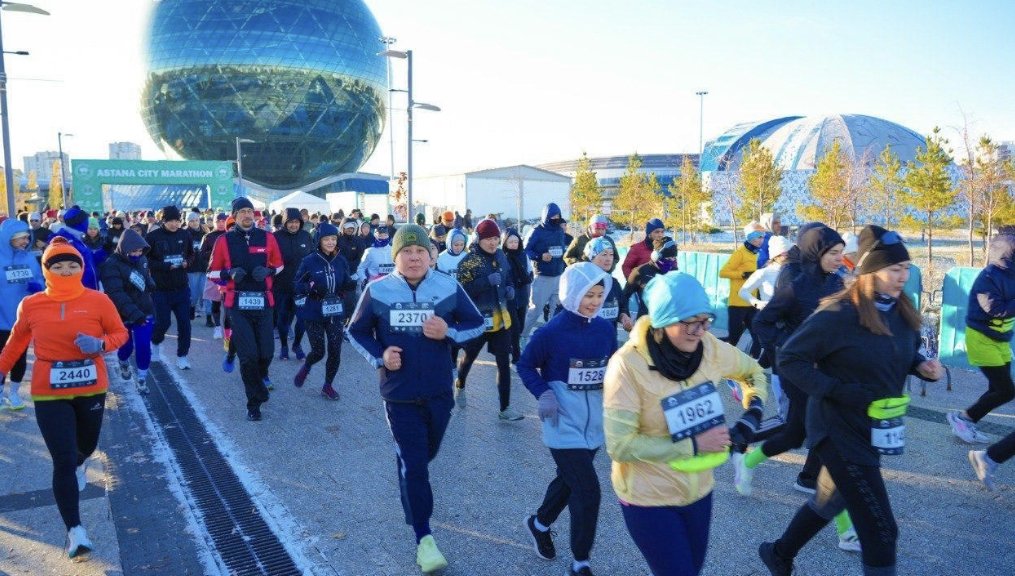 Вопреки погоде: более 2000 человек приняли участие Astana City Marathon