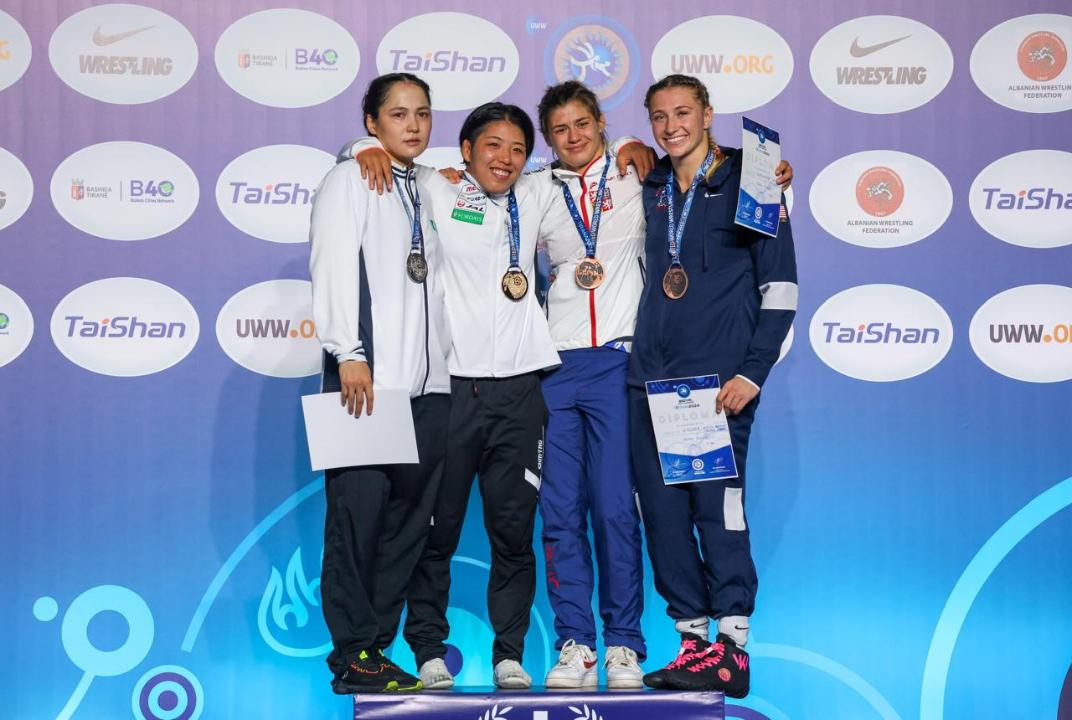Столичная спортсменка стала четырехкратным призером чемпионата мира по борьбе
