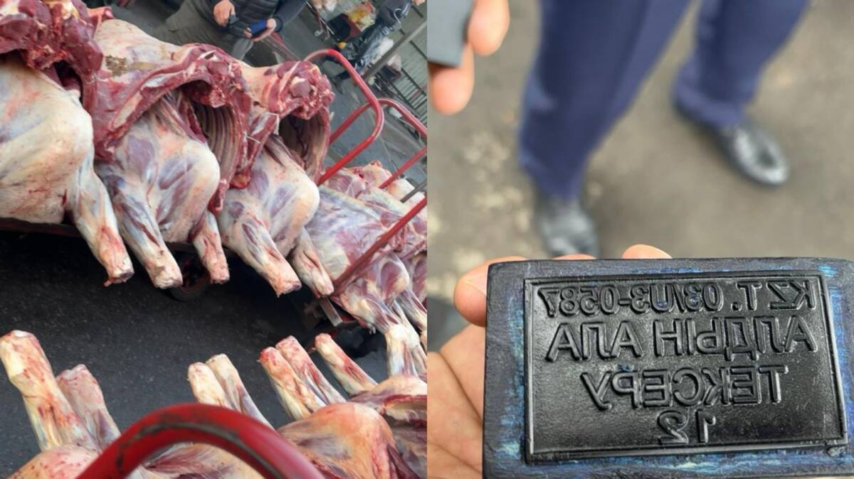 Продажу мяса с поддельными ветеринарными печатями выявили на столичном рынке