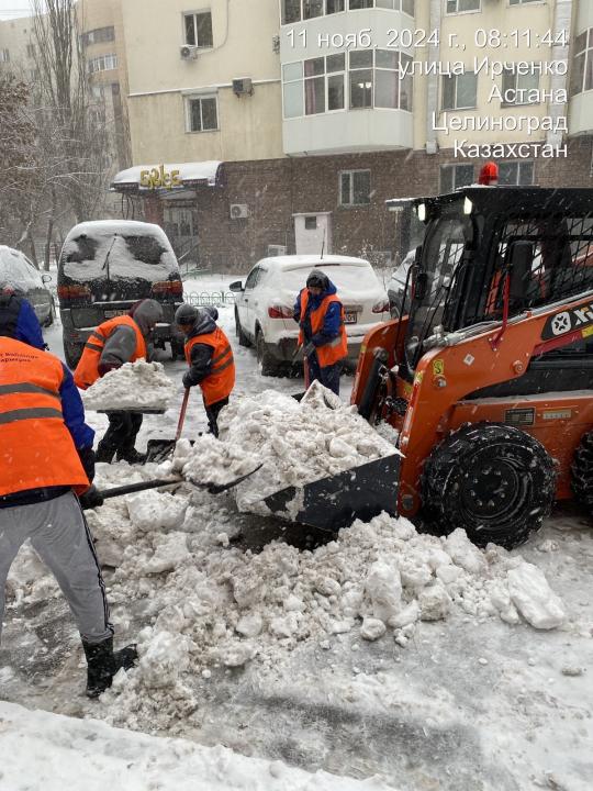 57 тысяч кубометров снега вывезли из Астаны за неделю