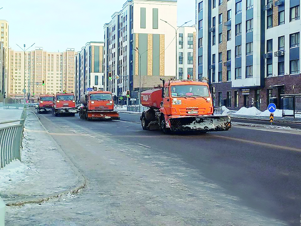 Дорога на снежный полигон