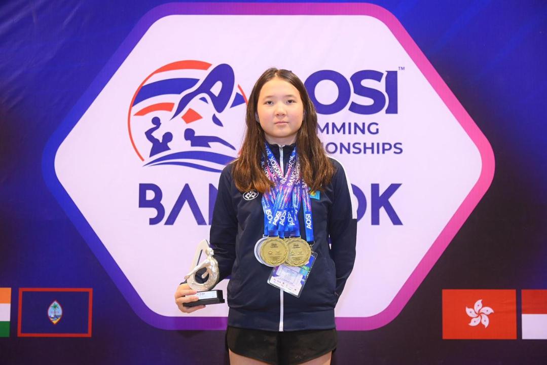 Пять золотых медалей завоевали спортсмены из Астаны на Чемпионате Азии по плаванию