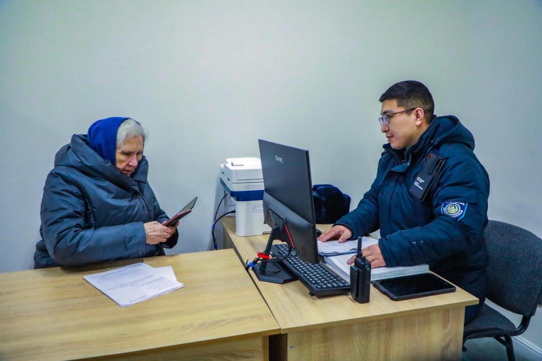 Новый полицейский пункт открыли на улице Омарова