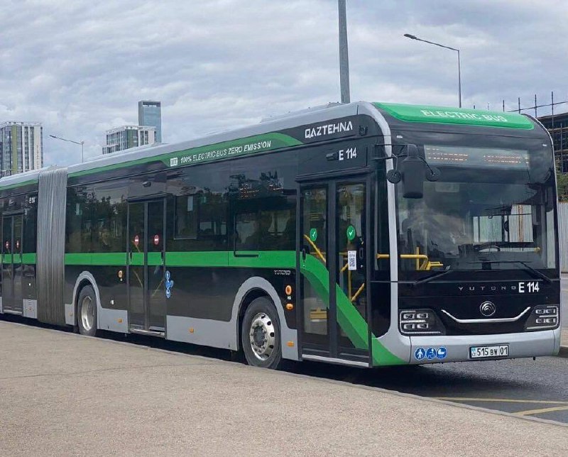 37 новых автобусов поставили на маршруты в Астане