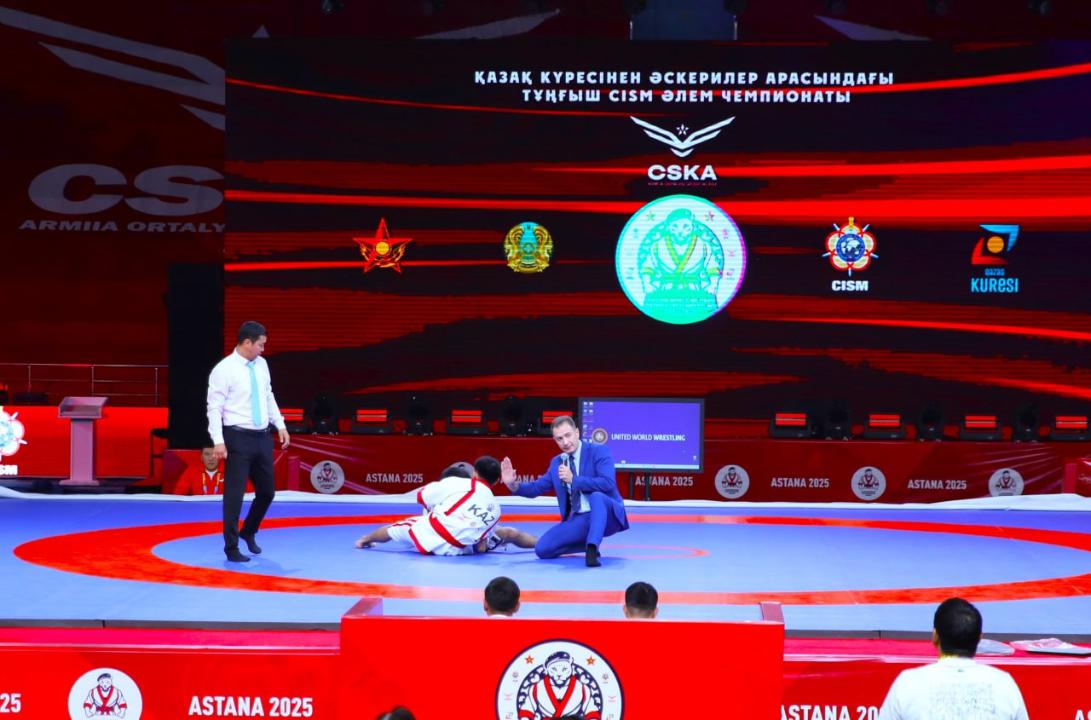 Перавый чемпионат мира по қазақ күресі среди военнослужащих стартует в столице