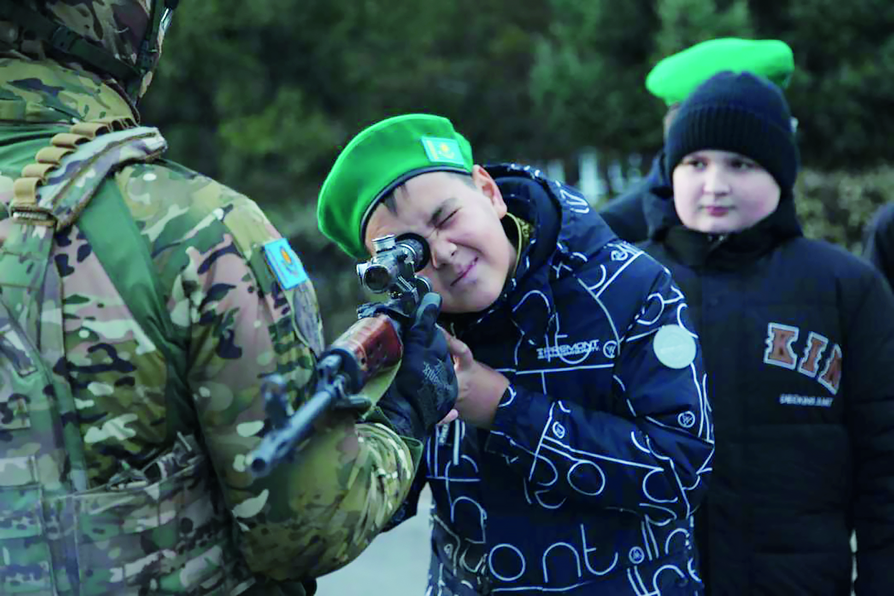 Юные пограничники