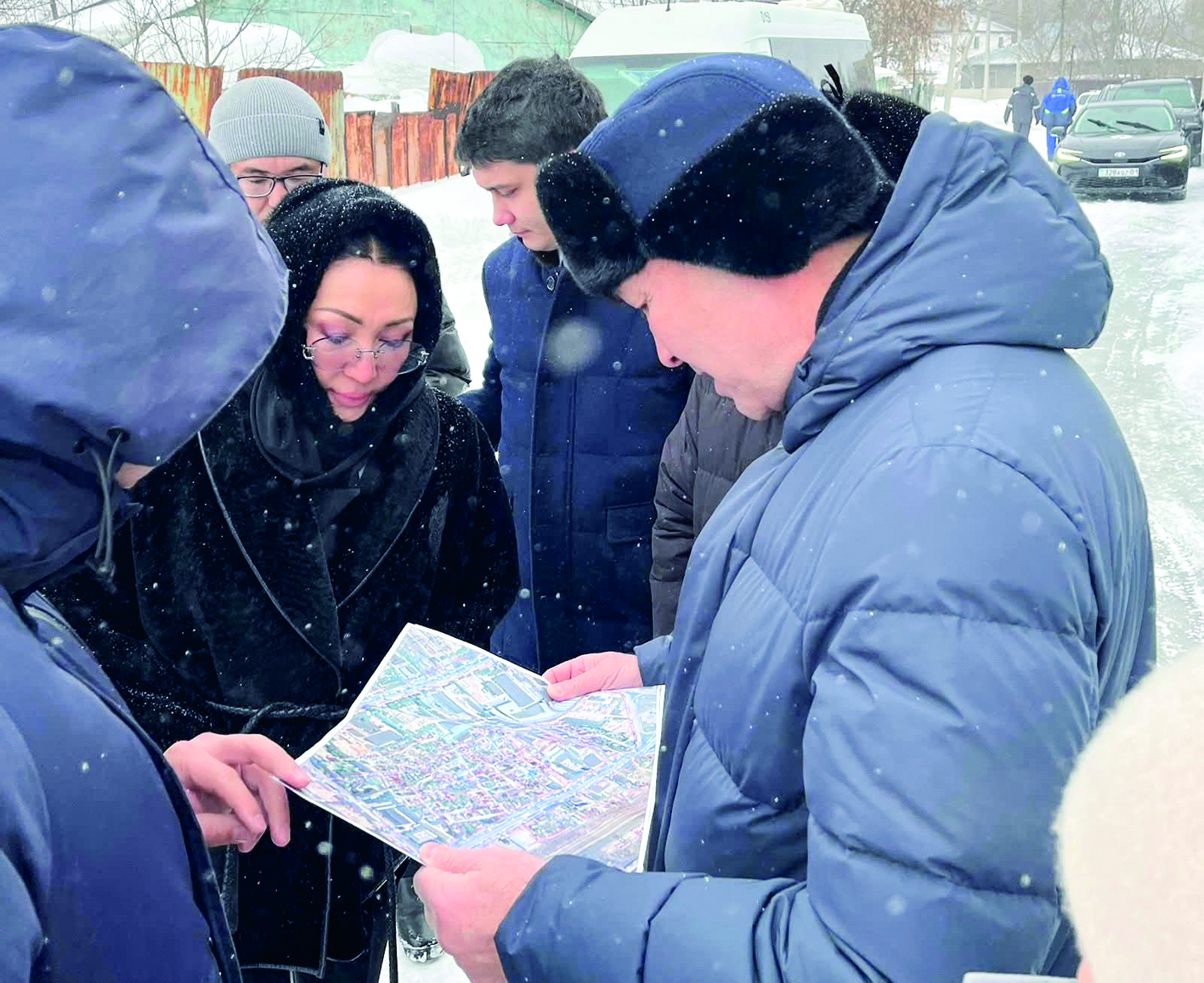 Поездка в жилые массивы