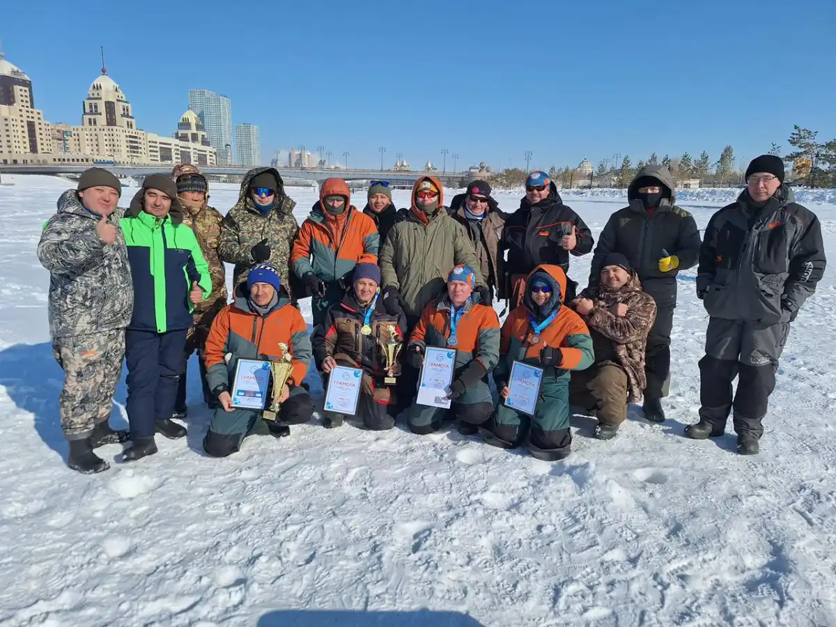Чемпионат по спортивной ловле рыбы прошел в Астане