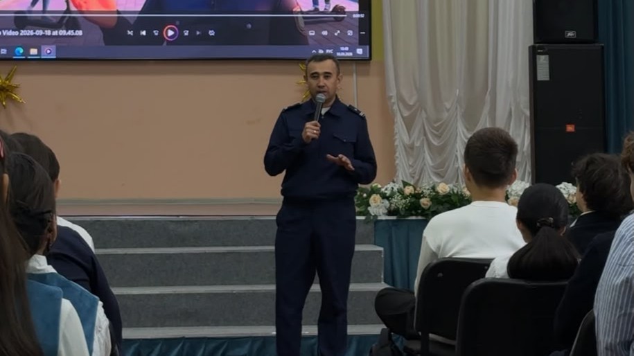 В школе №10 проведено занятие «Дети и автомобиль: правила безопасности»