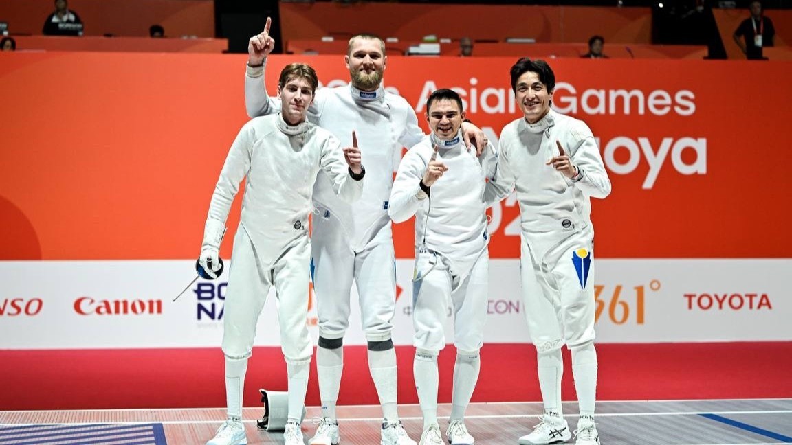КАЗАХСТАНСКИЕ ШПАЖИСТЫ — ЧЕМПИОНЫ АЗИАТСКИХ ИГР!