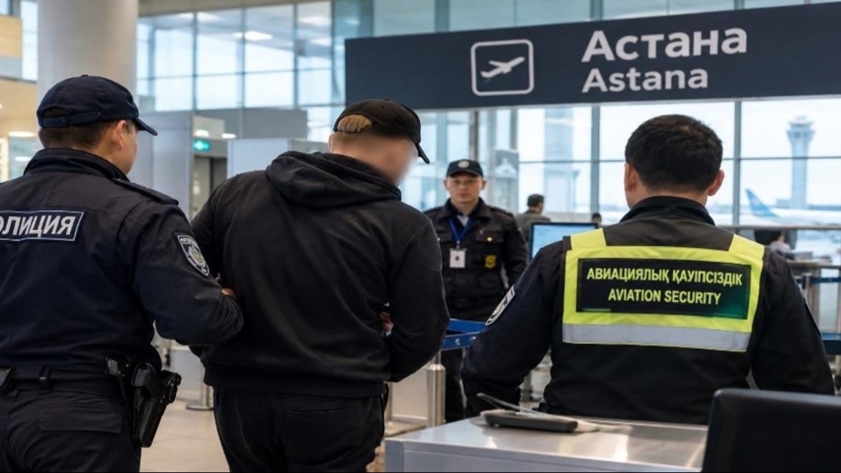 В Астане иностранца сняли с рейса после шутки о бомбе